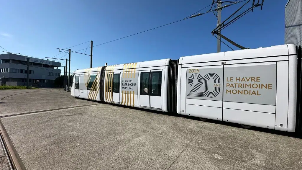 Tramway le Havre pour les 20 ans en route