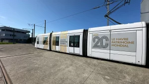 Tramway le Havre pour les 20 ans en route