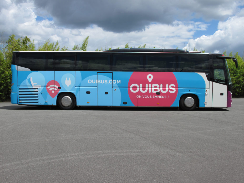 flocage autocar - ouibus