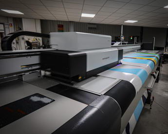 Impression grand format d'un covering pour bus