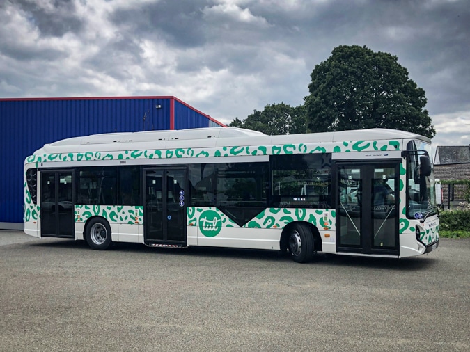 Covering pour un bus du réseau de transport TUL