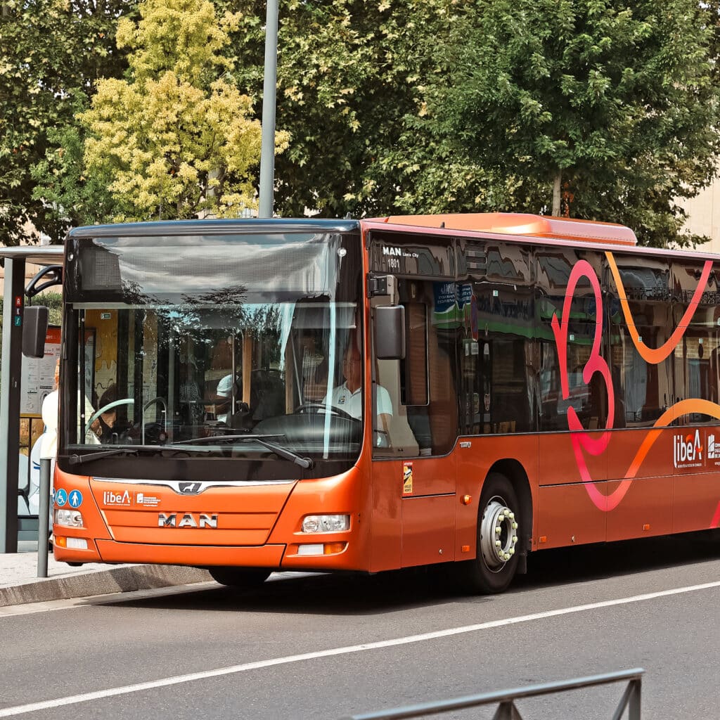 Covering du réseau de bus Libéa de la ville d'Albi