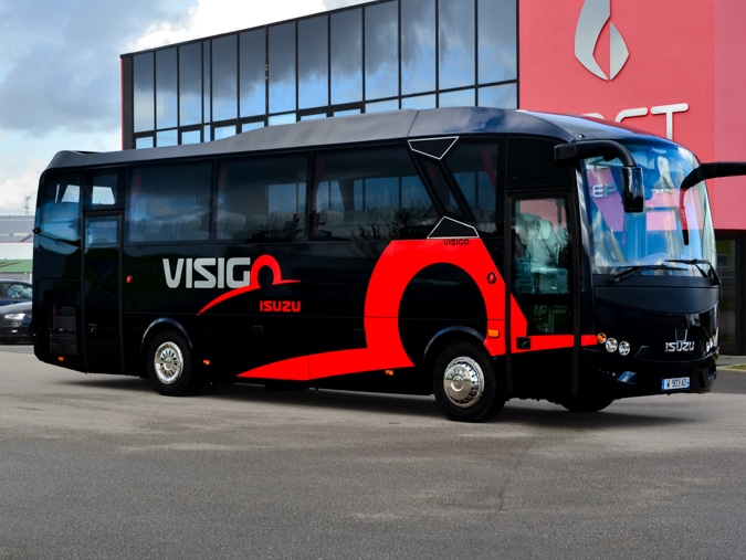 Covering d'autobus pour un constructeur d'autocar à Nantes
