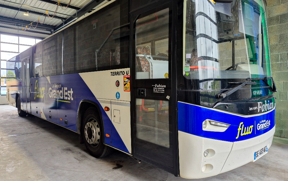 Uniformisation visuelle de la flotte d’autocars Fluo