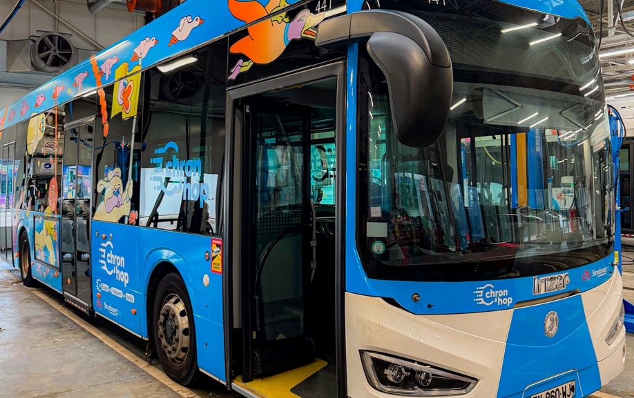 Personnalisation graphique autobus irizar ie2