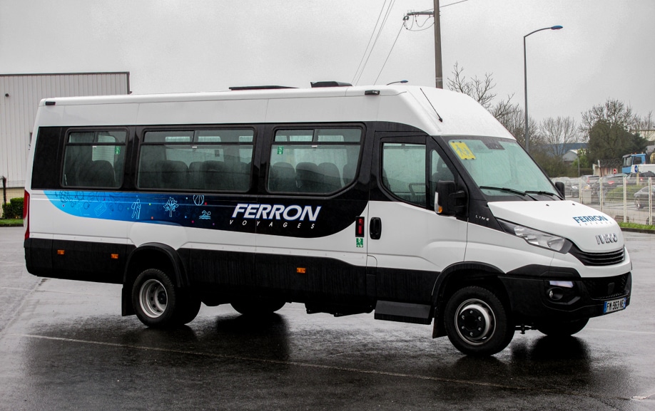 Covering professionnel sur minibus