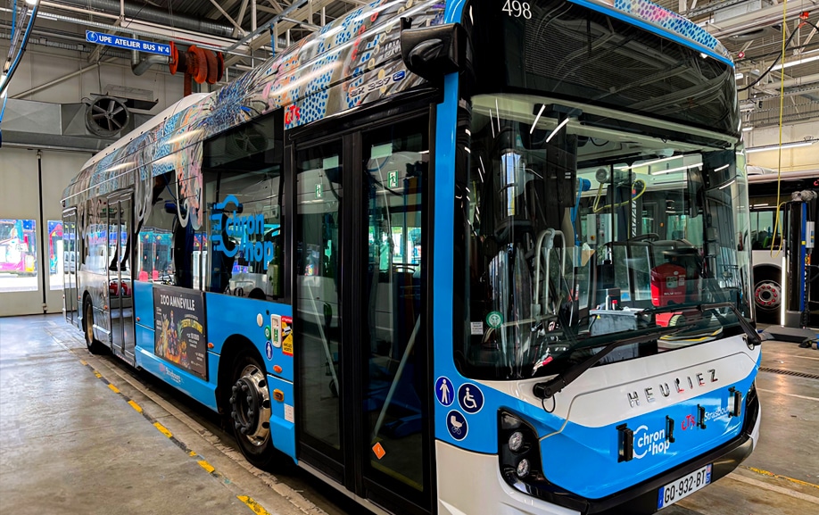 Flocage intégral autobus GX Linium