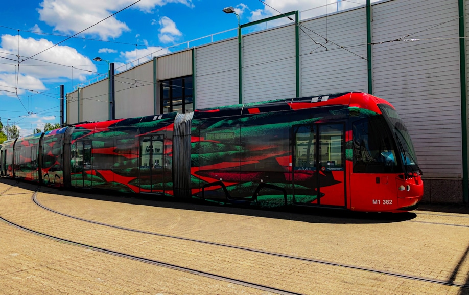 Covering événementiel sur tramway à Nantes