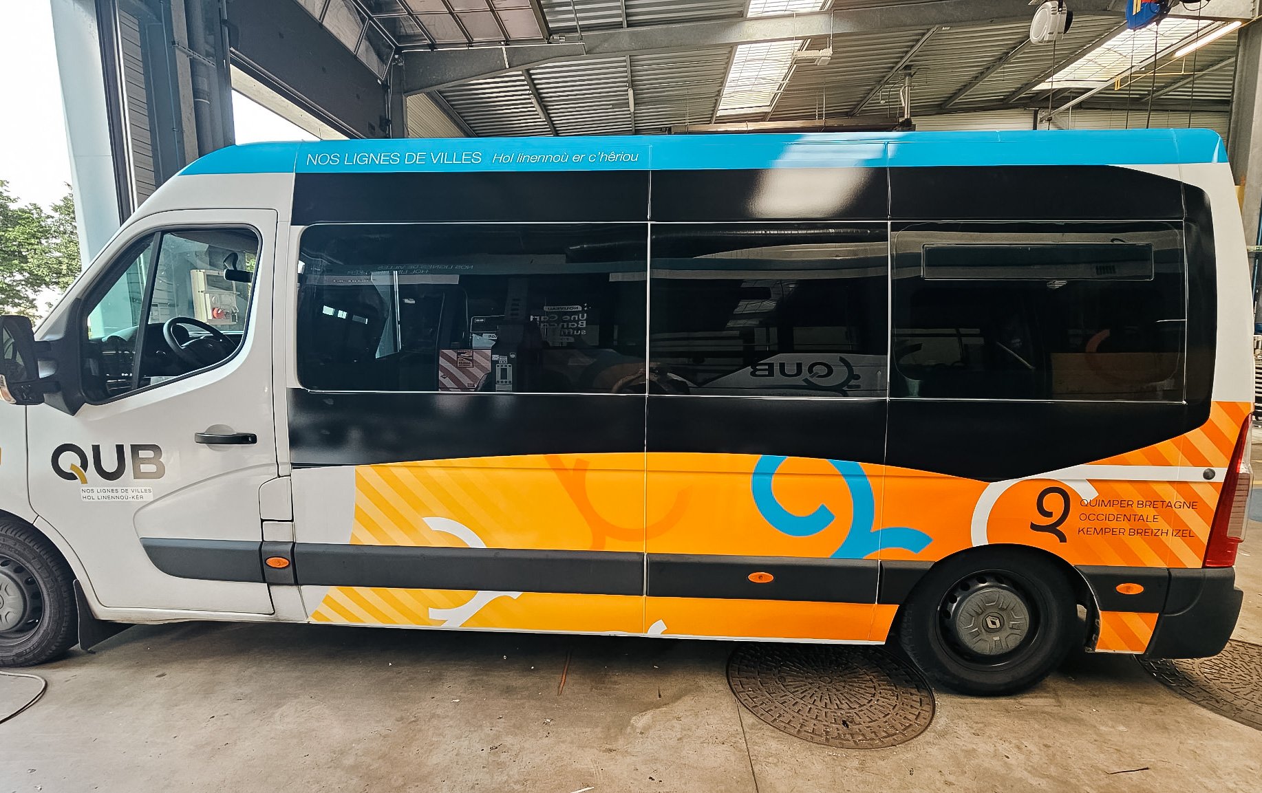 Flocage de l'utilitaire de transport TPMR