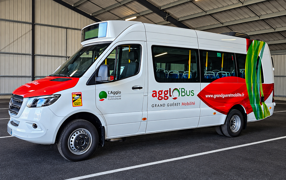 Flocage de bus d’agglomération Agglo’Bus Grand Guéret
